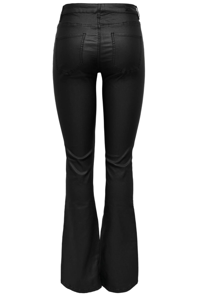 ONLBLUSH MID FLARED COATED PNT NOOS 15310473 BLACK